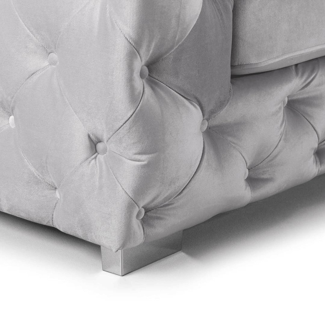 Ashton Chesterfield Corner Sofa in Velvet