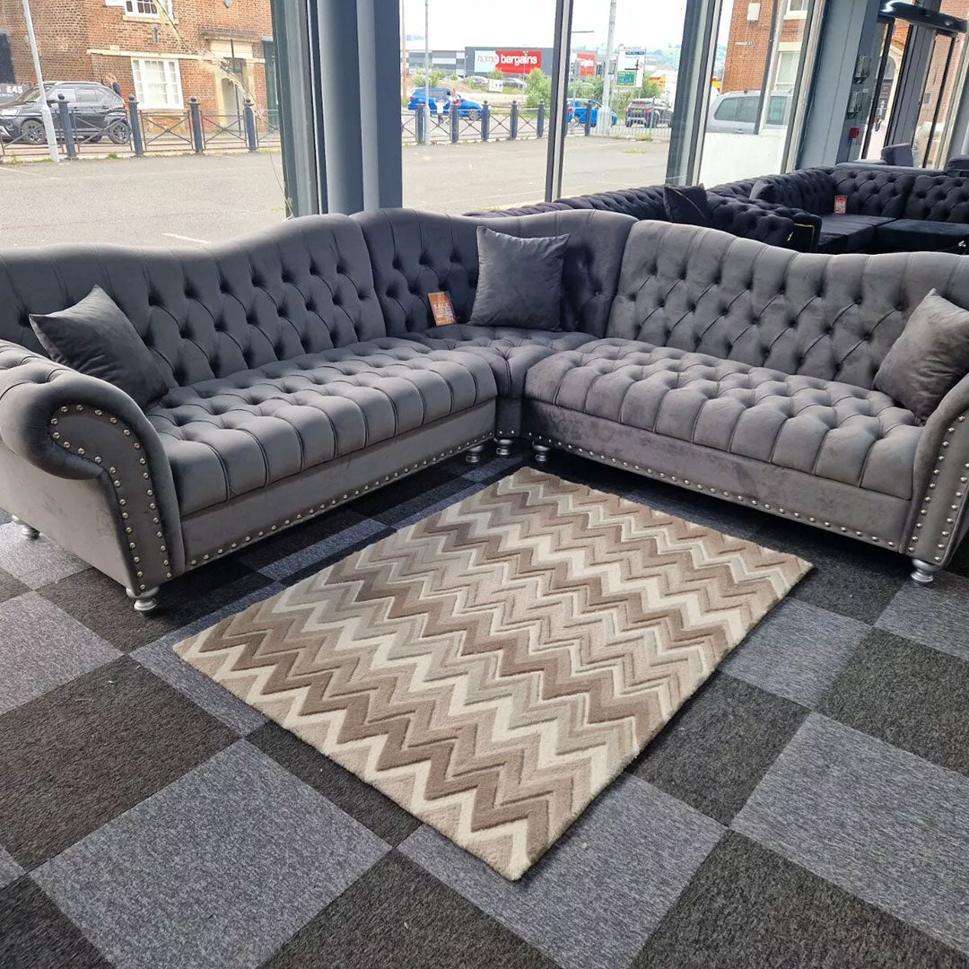 Elegance Chesterfield Corner Sofa 