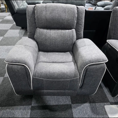 My New Sofa Ltd Hannah electric recliner 3+2 seater sofa set in microfibre fabric, featuring comfortable, modern design.