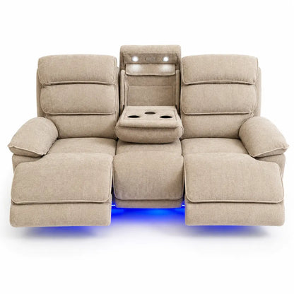 LAKELYN MUSIC 3 + 2 ELECTRIC RECLINER SOFA SET USB-C