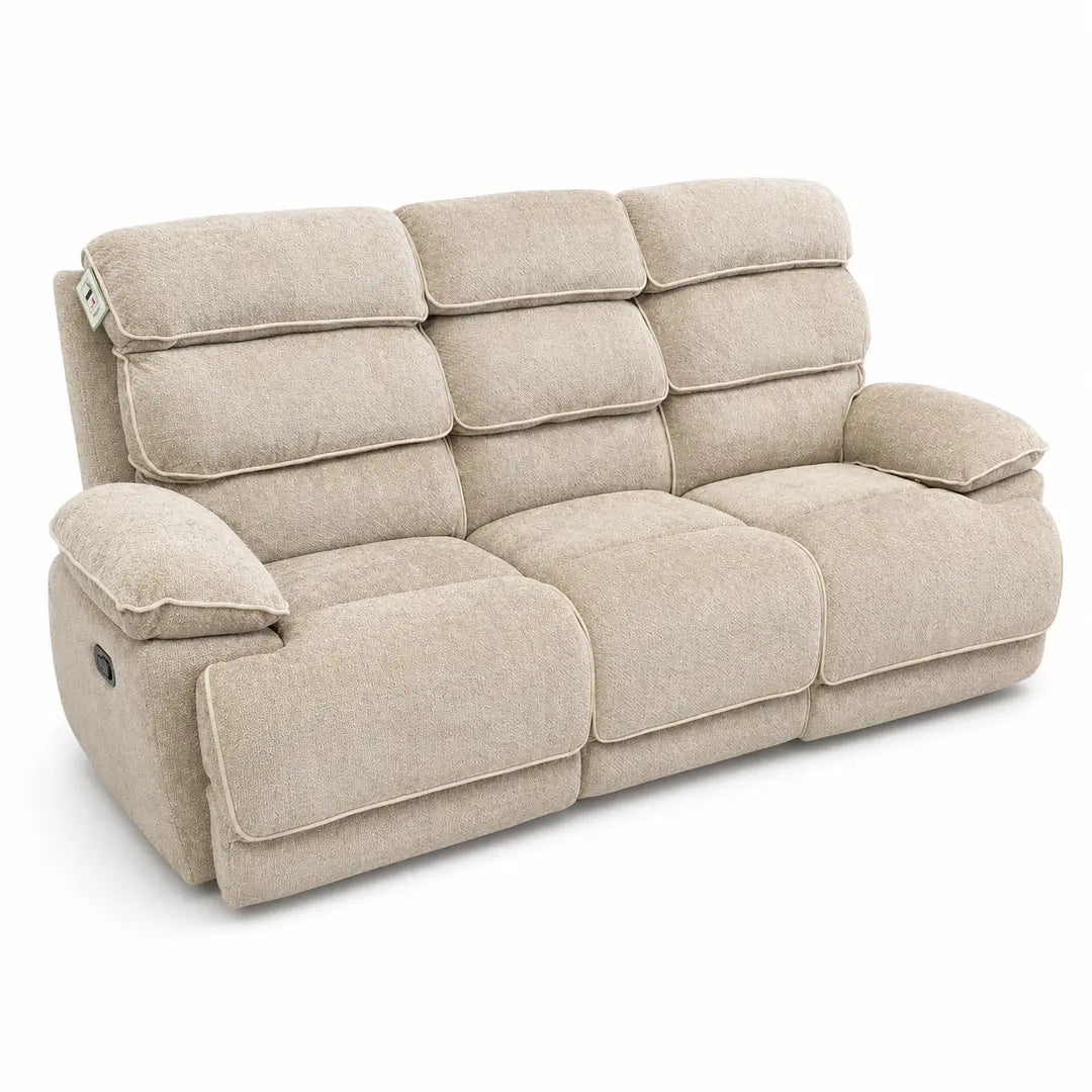 LAKELYN MUSIC 3 + 2 ELECTRIC RECLINER SOFA SET USB-C
