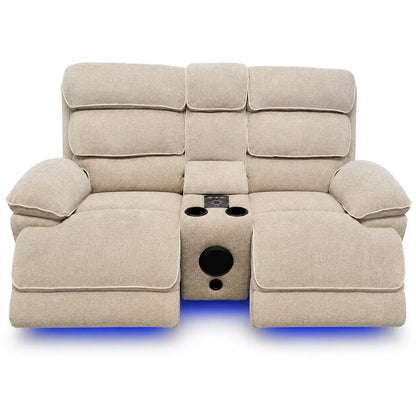LAKELYN MUSIC 3 + 2 ELECTRIC RECLINER SOFA SET USB-C