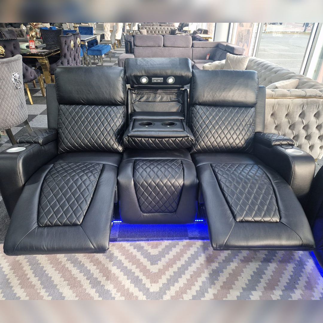Florida Electric Leather Recliner Sofa Set (3+2 Seater)