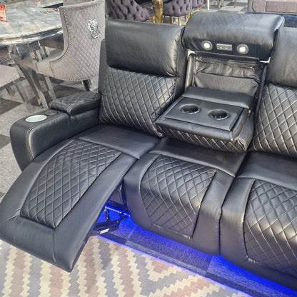 Florida Electric Leather Recliner Sofa Set (3+2 Seater)