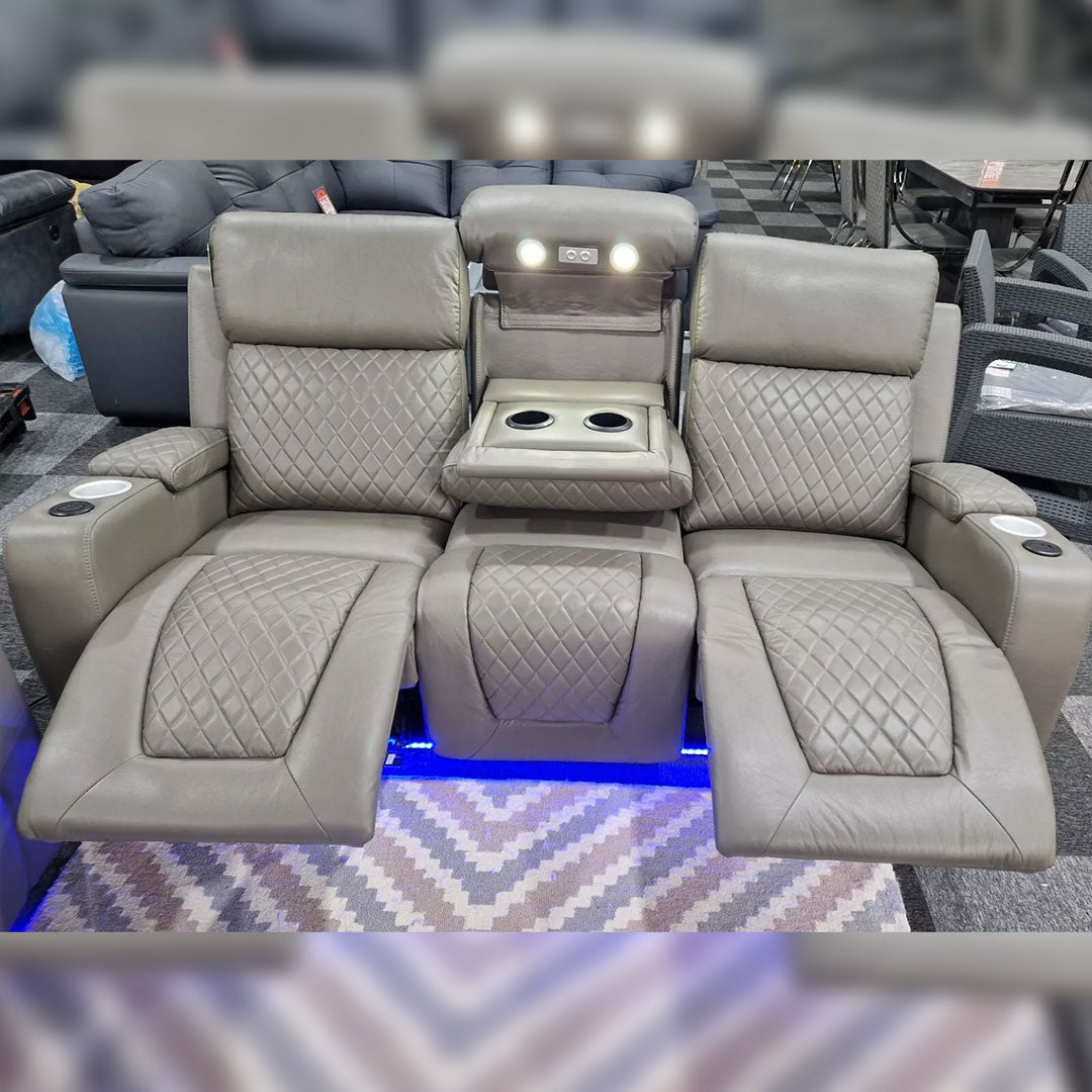 Florida Electric Leather Recliner Sofa Set (3+2 Seater)