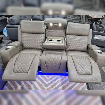 Florida Electric Leather Recliner Sofa Set (3+2 Seater)