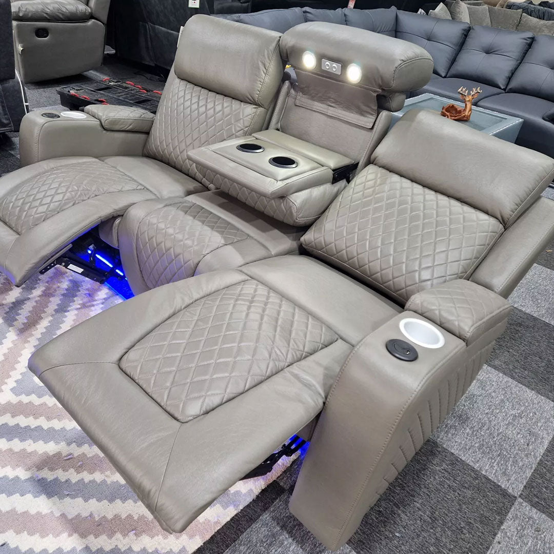 Florida Electric Leather Recliner Sofa Set (3+2 Seater)