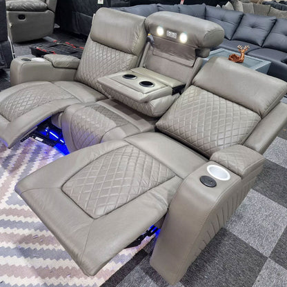 Florida Electric Leather Recliner Sofa Set (3+2 Seater)