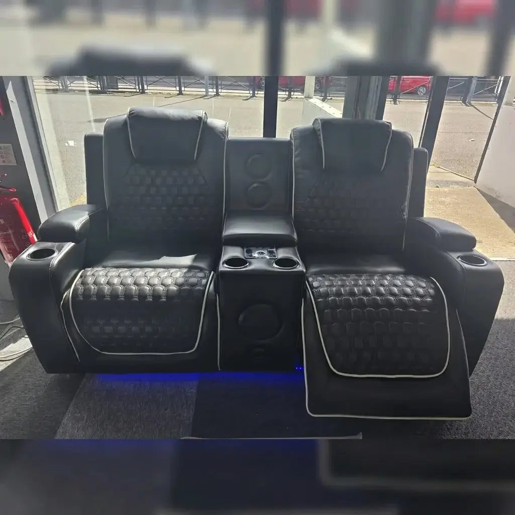 Malaga 3 + 2 (Music) Electrical Recliner Sofa Set ( Grey or Black)