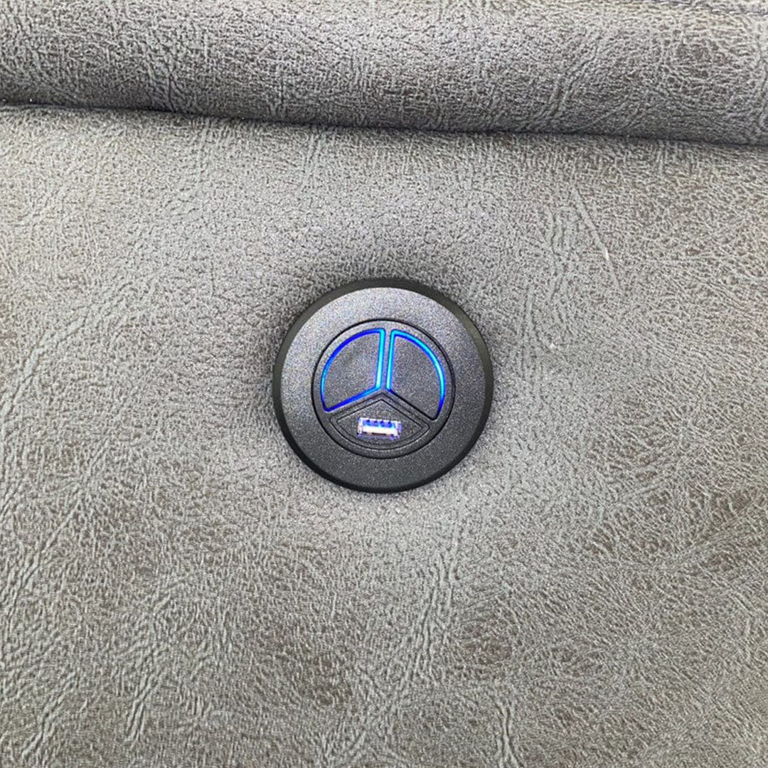 Nova Electric Recliner Leather Corner Sofa