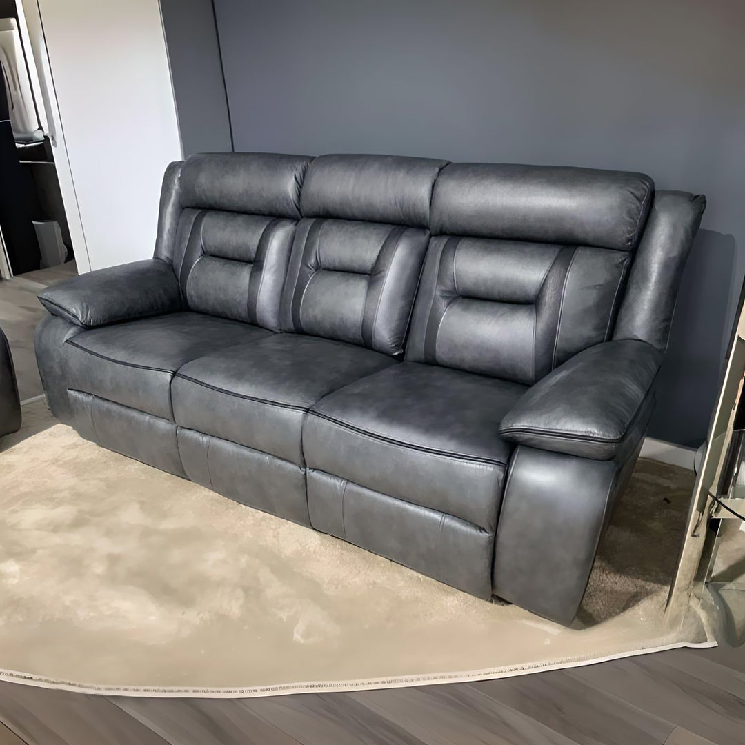 Nova Electric Recliner Leather Sofa 3+2 Seater