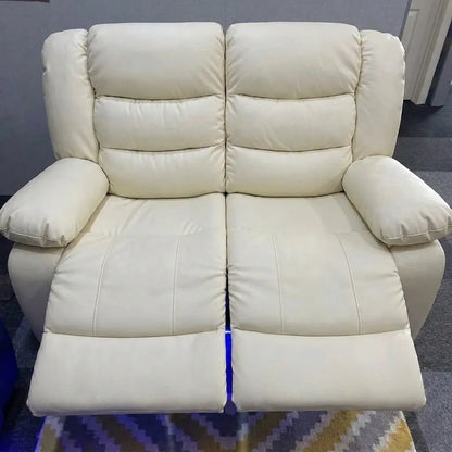 Roma Leather Electric Recliner Sofa 3+2 Seater with USB, LED and Cupholders